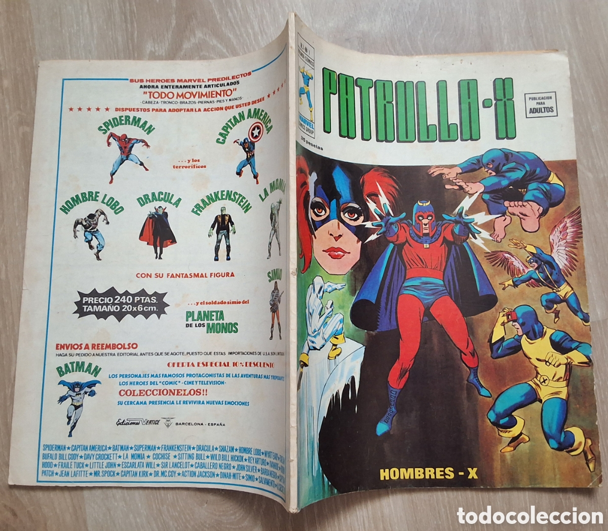 C&oacute;mics: Patrulla X comic volumen 3 n&uacute;mero 1 edita mundi comics