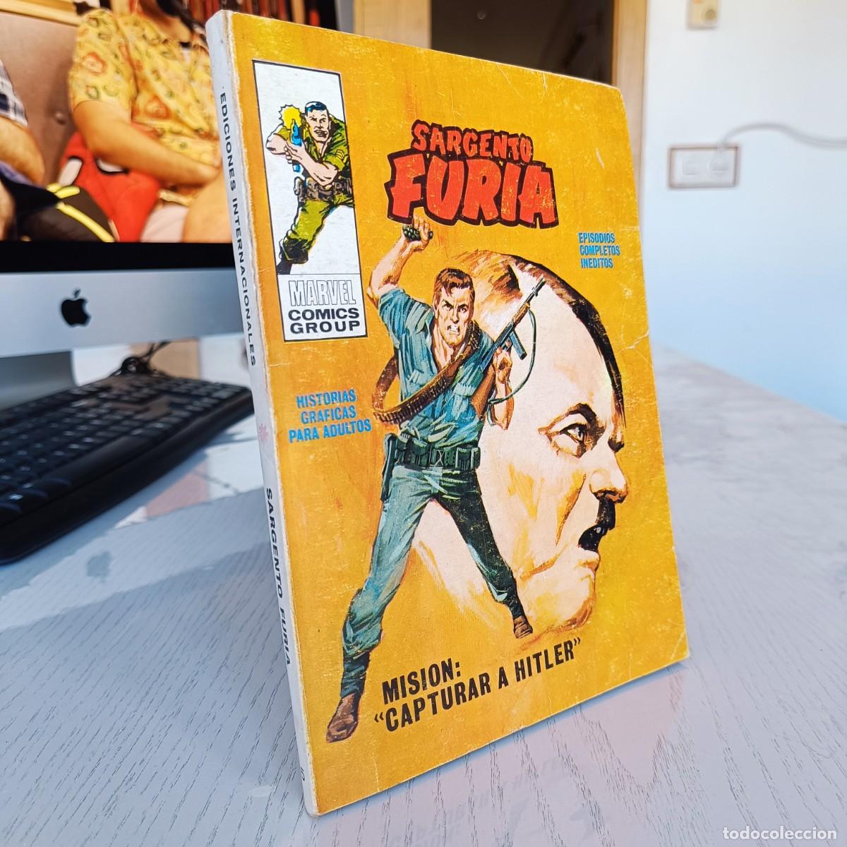 C&oacute;mics: SARGENTO FURIA NUMERO 16 - PORTADA ROTA TACO VERTICE EXCELENTE VER FOTOS