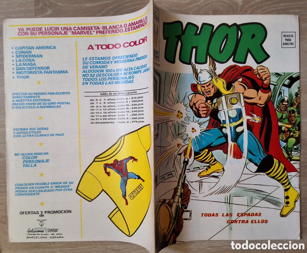 C&oacute;mics: Thor comic volumen 2 n&uacute;mero 12 edita mundi comics