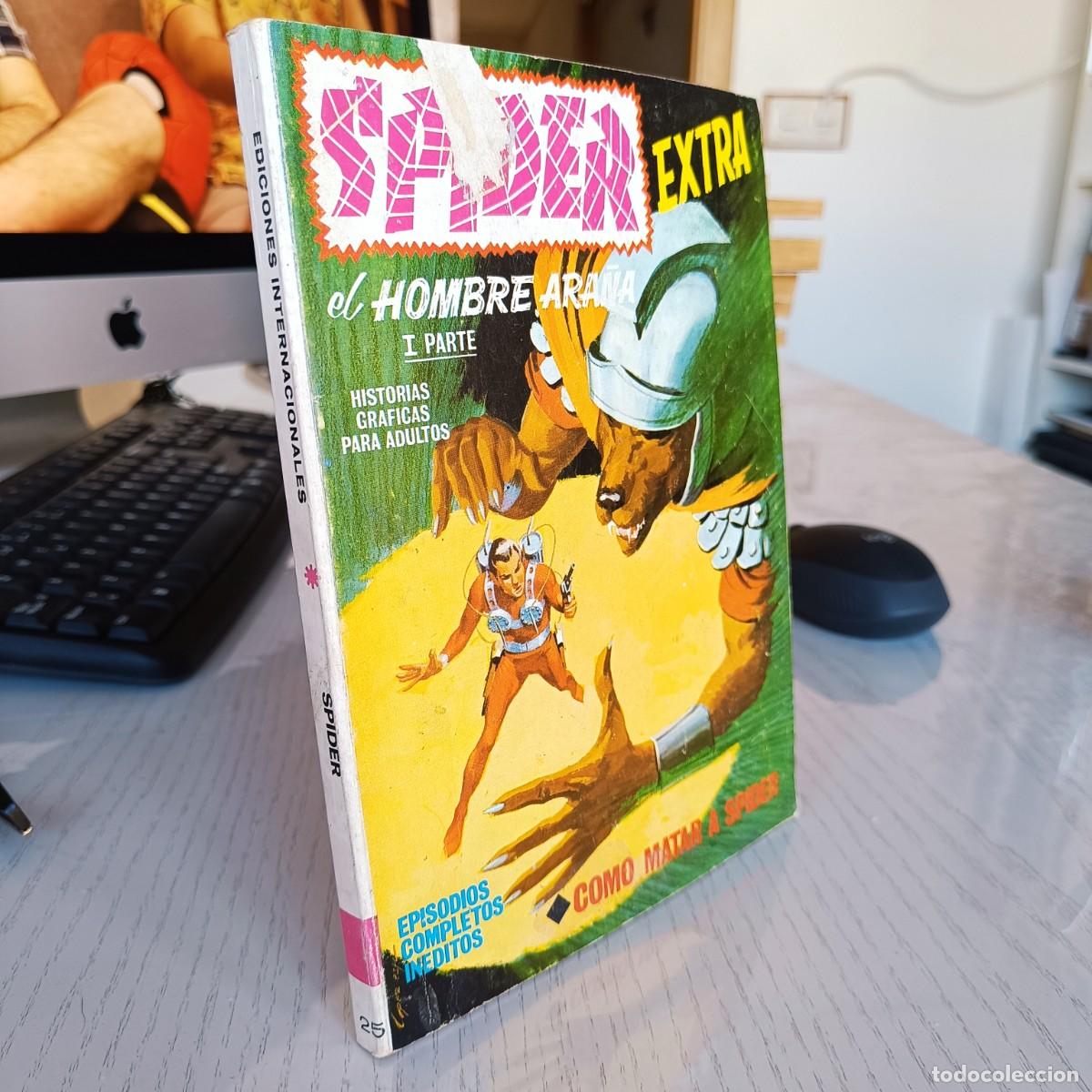 C&oacute;mics: SPIDER EXTRA NUMERO 25 - PORTADA DA&Ntilde;ADA TACO VERTICE EXCELENTE VER FOTOS