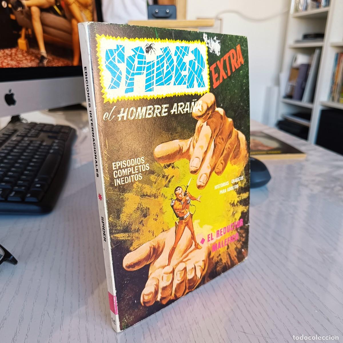 C&oacute;mics: SPIDER EXTRA NUMERO 16 - PEQUE&Ntilde;O ROZADO EN LA PORTADA TACO VERTICE EXCELENTE VER FOTOS