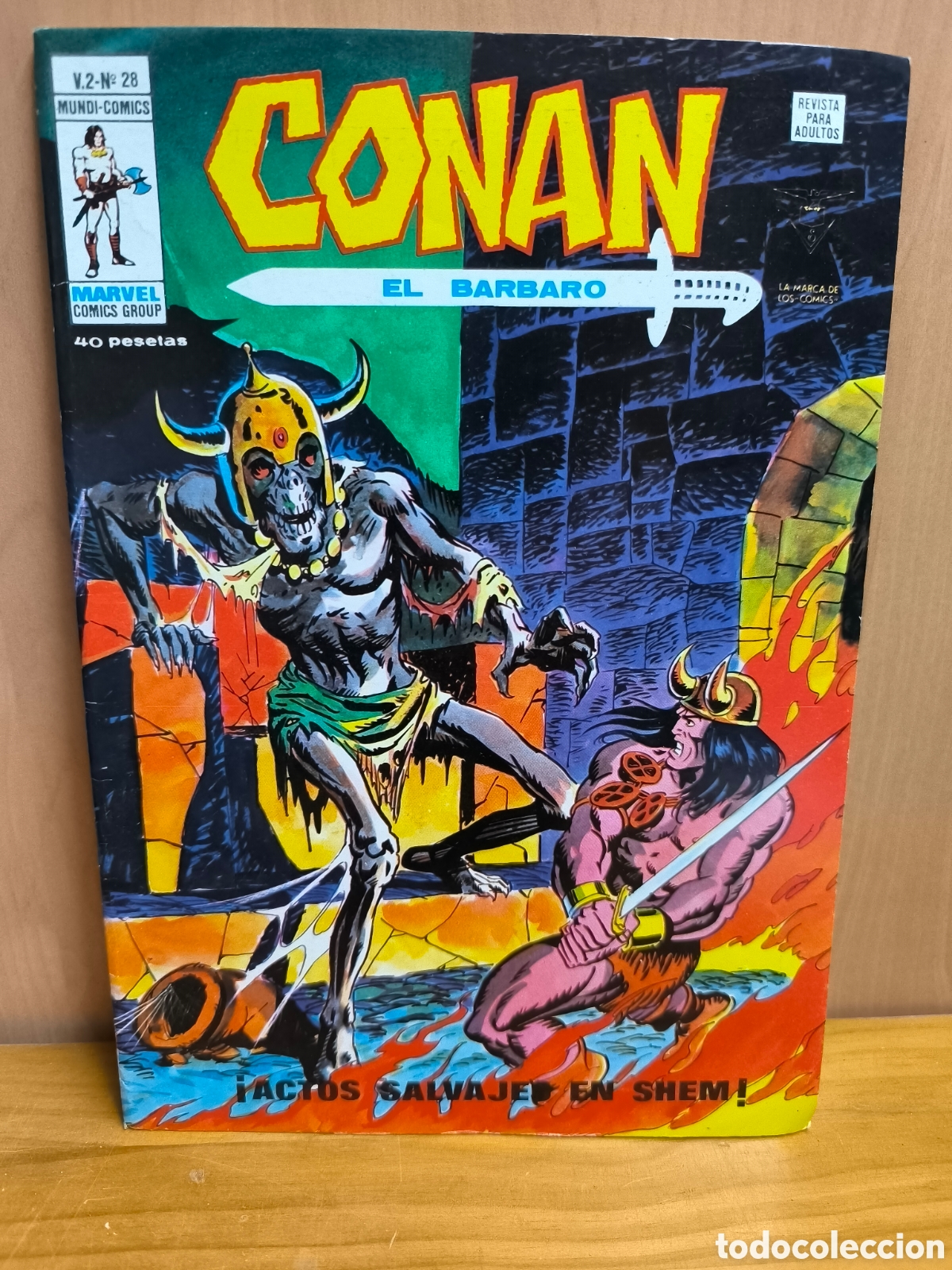 Fumetti: Conan el b&aacute;rbaro actos salvajes en shem v&eacute;rtice n 28