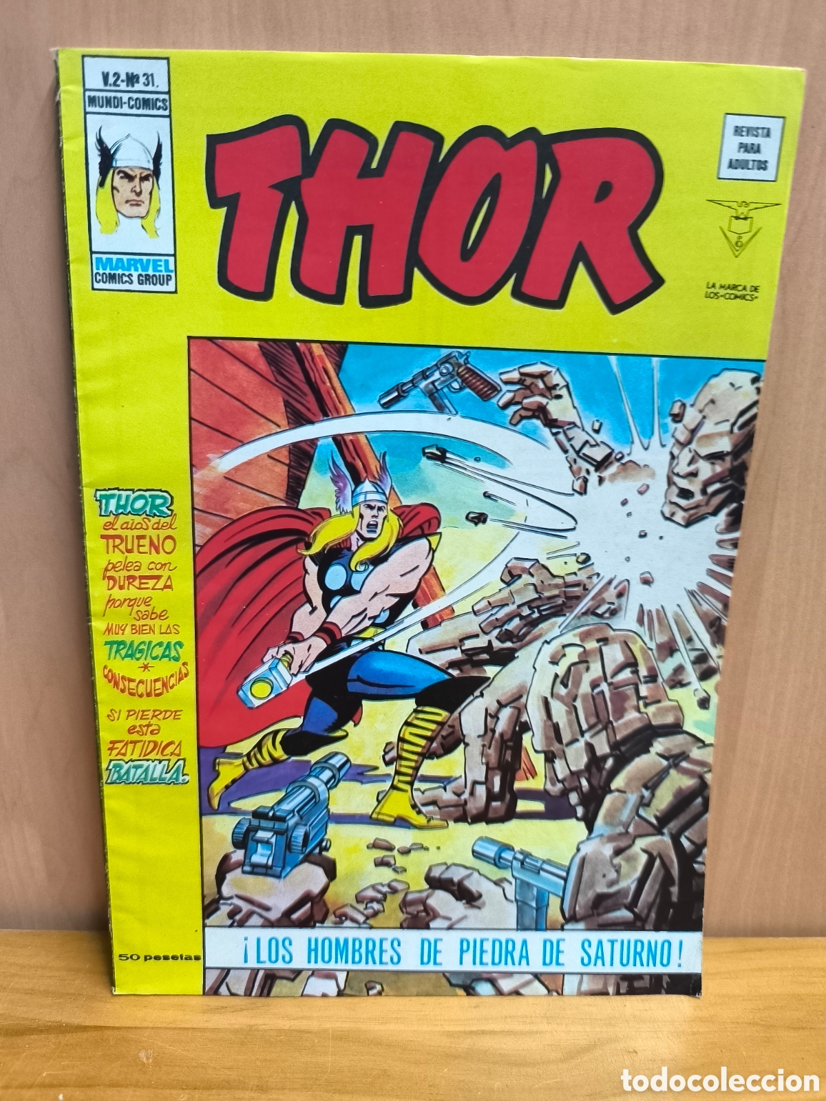 C&oacute;mics: Thor los hombres de piedra de Saturno v&eacute;rtice n 31