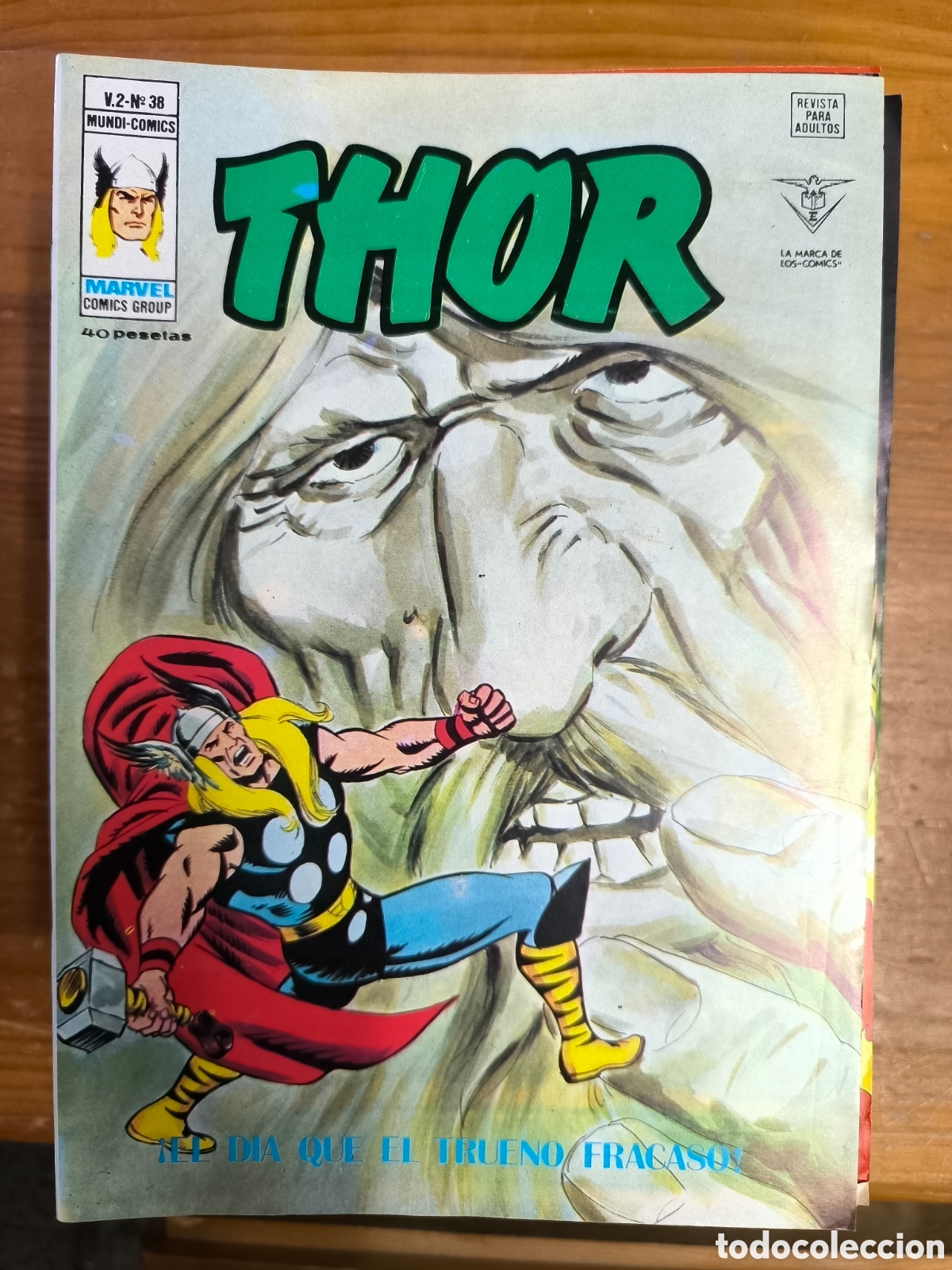 C&oacute;mics: Thor el d&iacute;a que el trueno fracaso v&eacute;rtice n 38