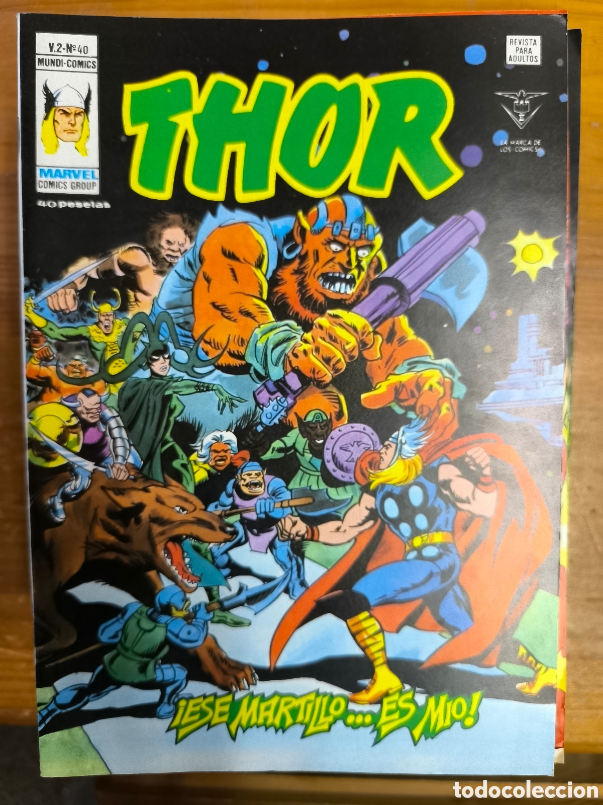 C&oacute;mics: Thor ese martillo es m&iacute;o v&eacute;rtice n40 - Foto 1