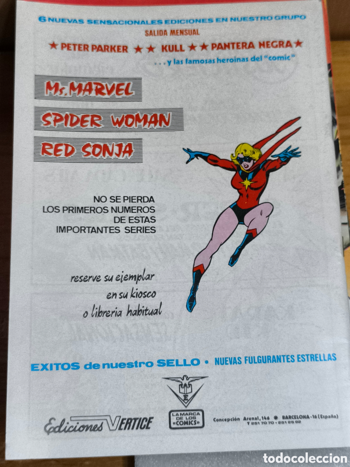 C&oacute;mics: Nova la muerte es garra amarilla comic v&eacute;rtice n 37 - Foto 2