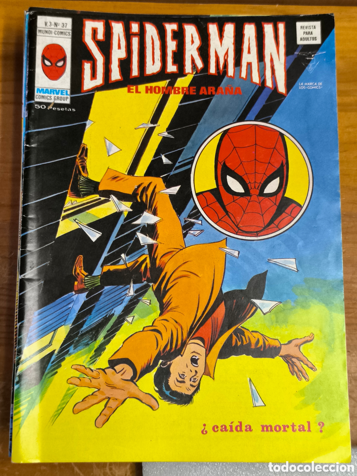 C&oacute;mics: Spiderman el hombre ara&ntilde;a ca&iacute;da mortal v&eacute;rtice n 37