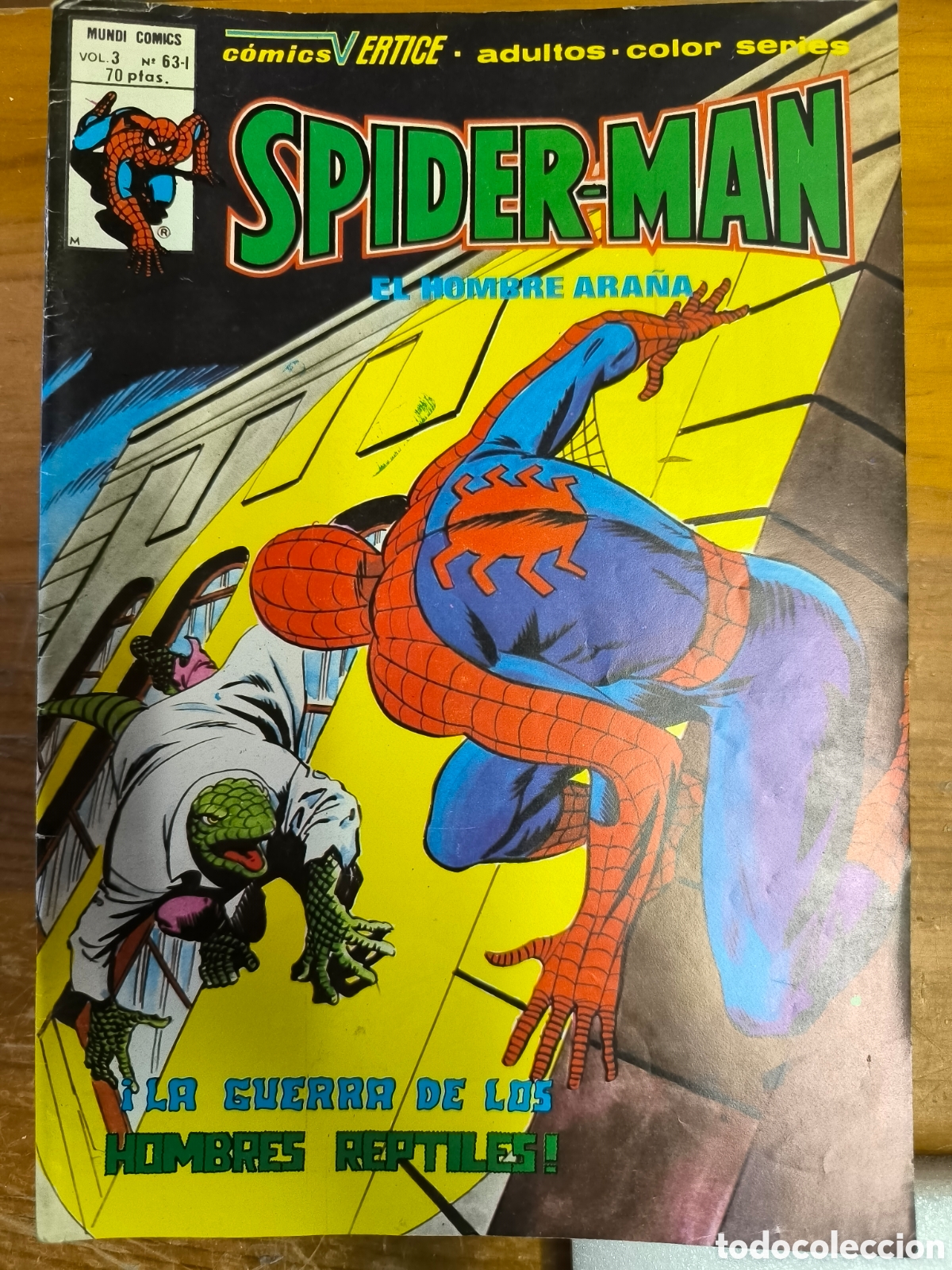 C&oacute;mics: Spiderman la guerra de los hombres reptiles v&eacute;rtice 63