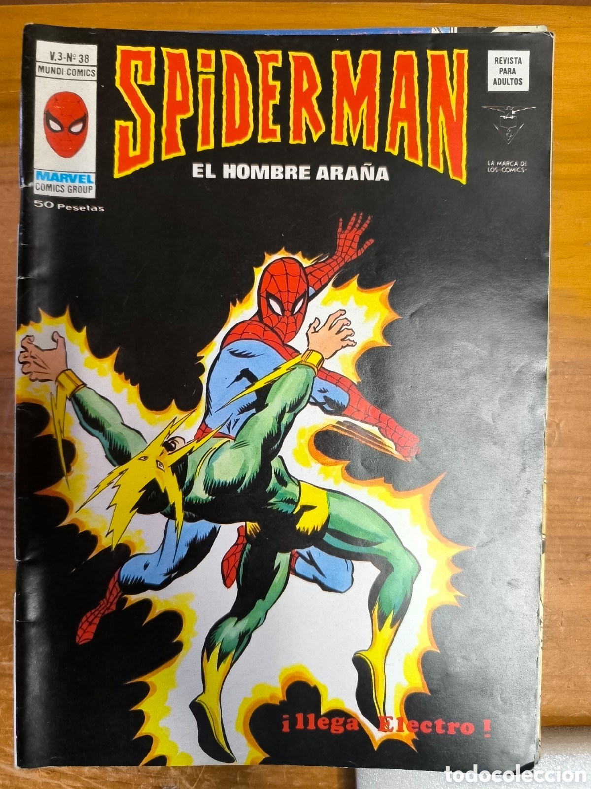 C&oacute;mics: Spiderman el hombre ara&ntilde;a llega electro v&eacute;rtice n38