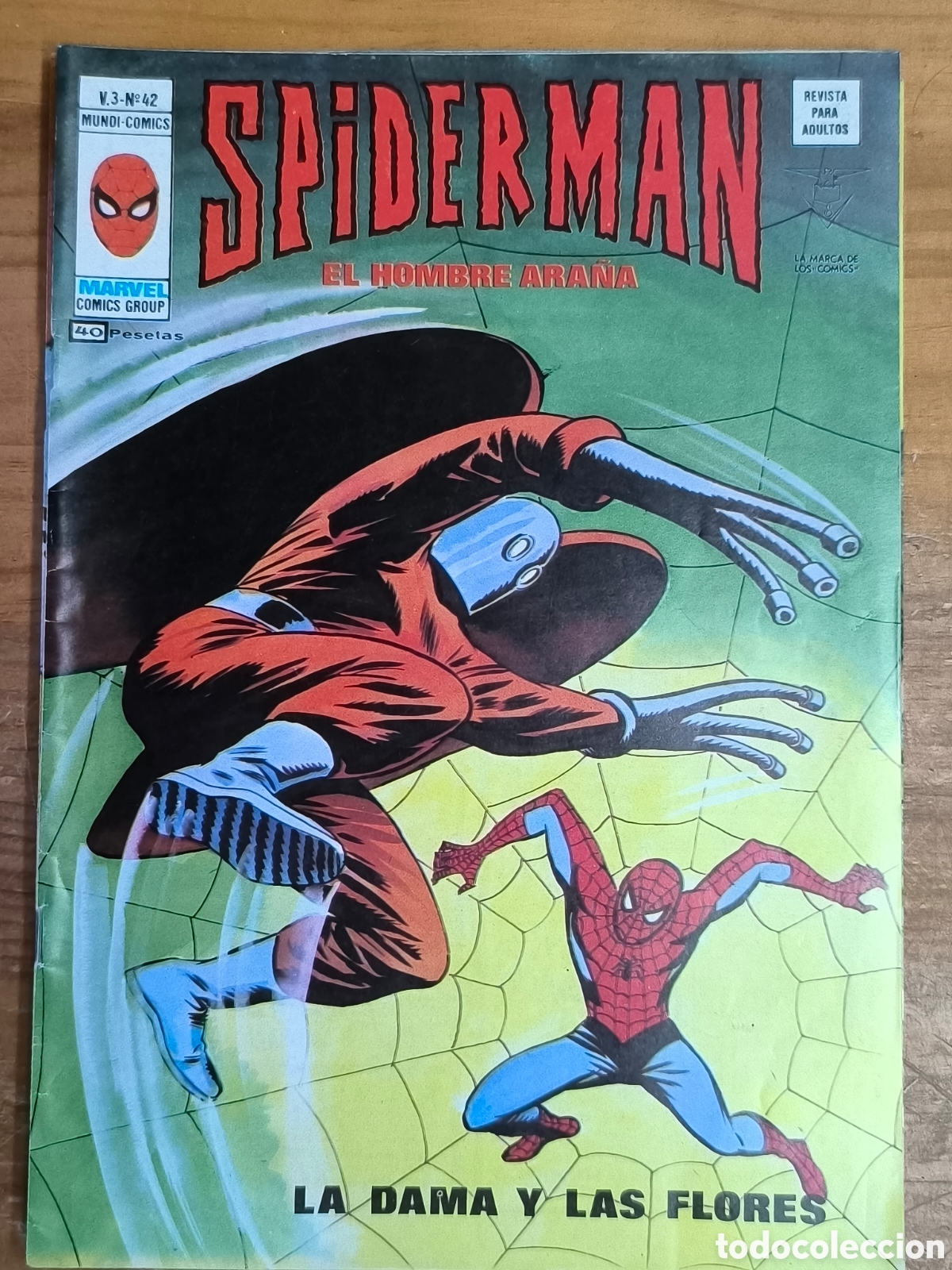 C&oacute;mics: Spiderman el hombre ara&ntilde;a la dama y las flores v&eacute;rtice n 42
