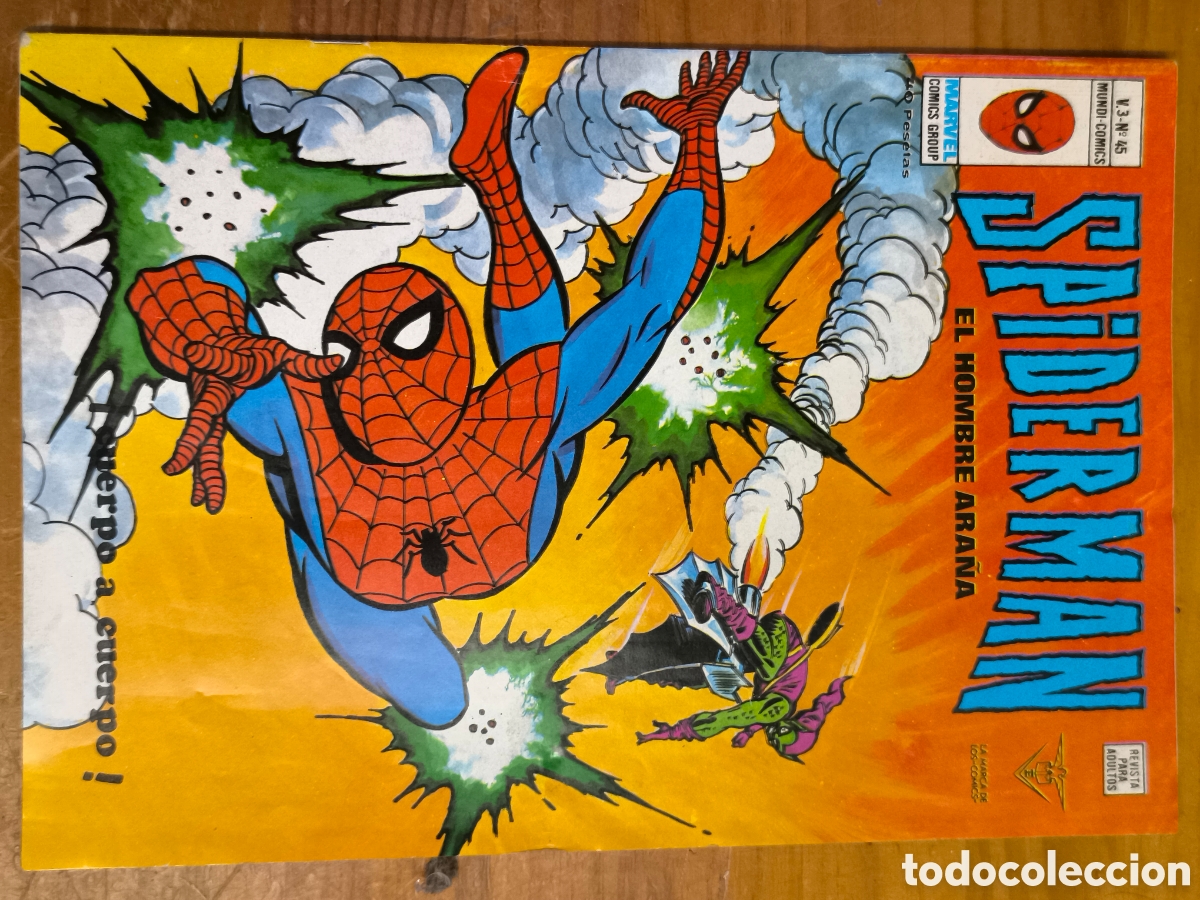 C&oacute;mics: Spiderman el hombre ara&ntilde;a cuerpo a cuerpo n45 v&eacute;rtice