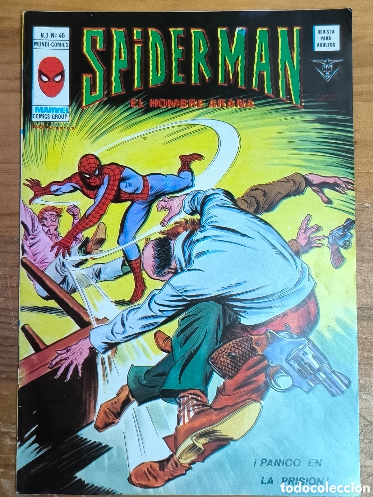 C&oacute;mics: Spiderman el hombre ara&ntilde;a p&aacute;nico en la prisi&oacute;n v&eacute;rtice n46