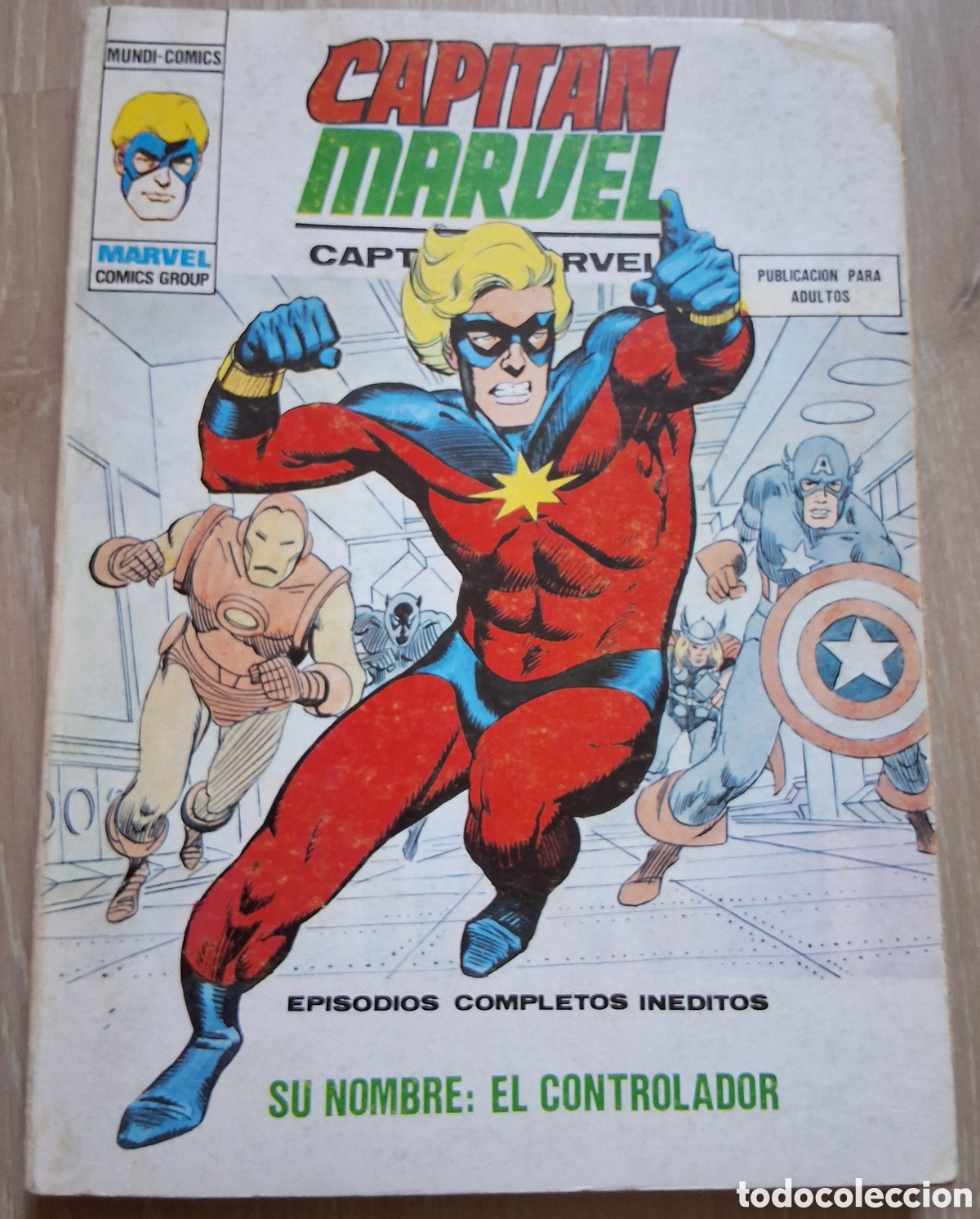 C&oacute;mics: Capitan marvel comic n&uacute;mero 13 su nombre: el controlador a&ntilde;o 1974 edita vertice