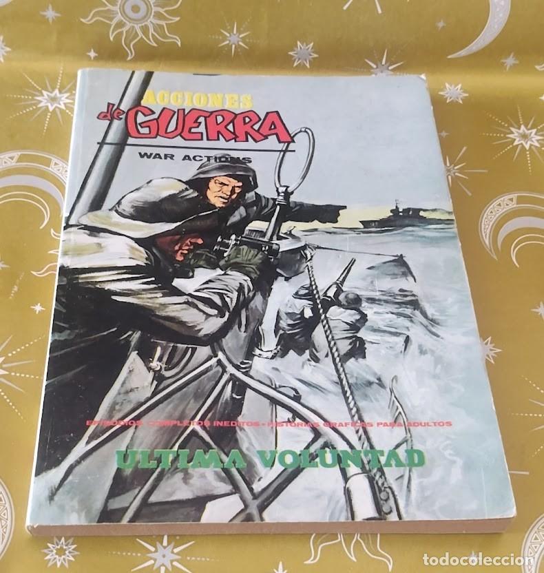 C&oacute;mics: ultima Voluntad - Acciones de Guerra n&uacute;mero 6 War Actions - 1972 Ediciones V&eacute;rtice