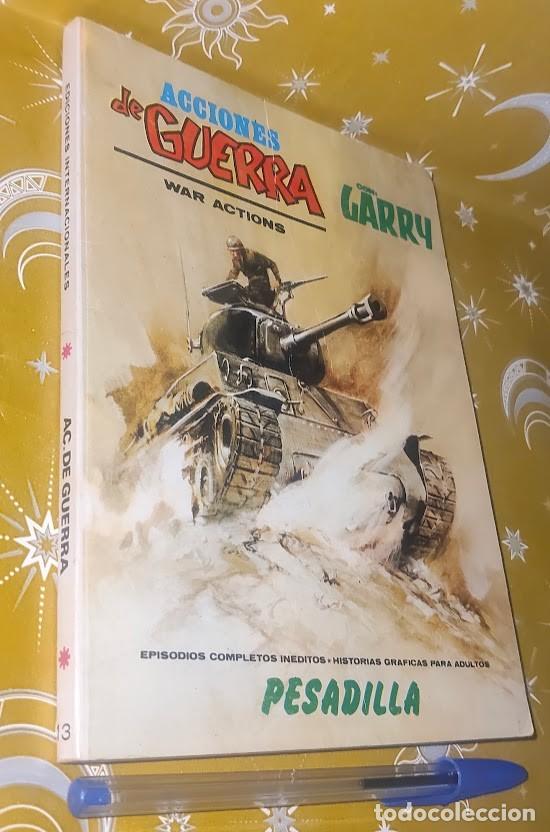 C&oacute;mics: Pesadilla - Acciones de Guerra n&uacute;mero 13 War Actions - Con Garry - Ediciones V&eacute;rtice 1972