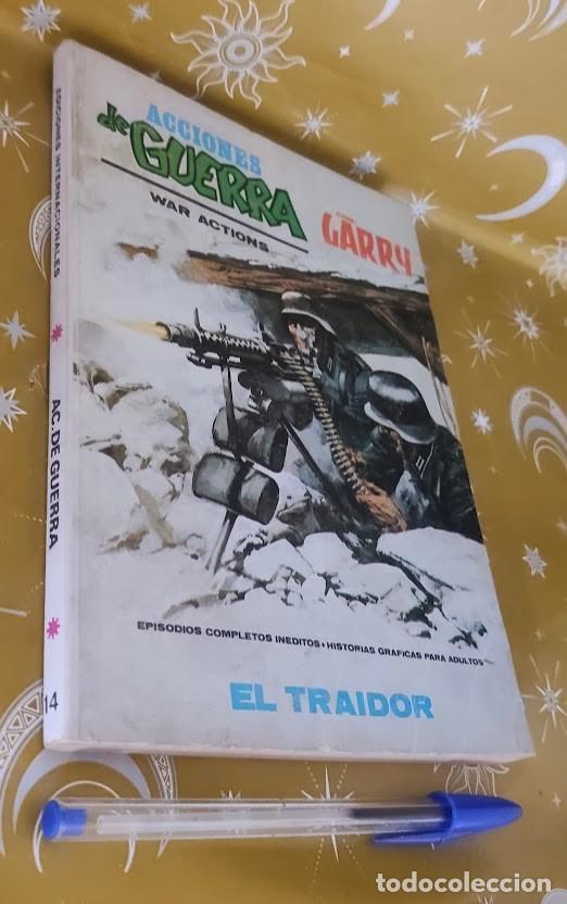 C&oacute;mics: El traidor - Acciones de Guerra n&uacute;mero 14 War Actions - Con Garry - 1973 Ediciones V&eacute;rtice