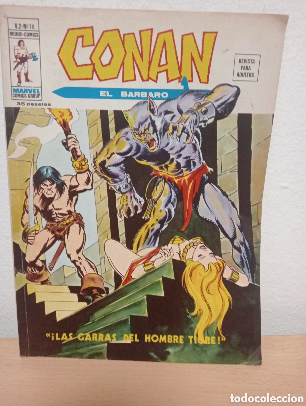 C&oacute;mics: Conan el b&aacute;rbaro v.2 n 18 en buen estado