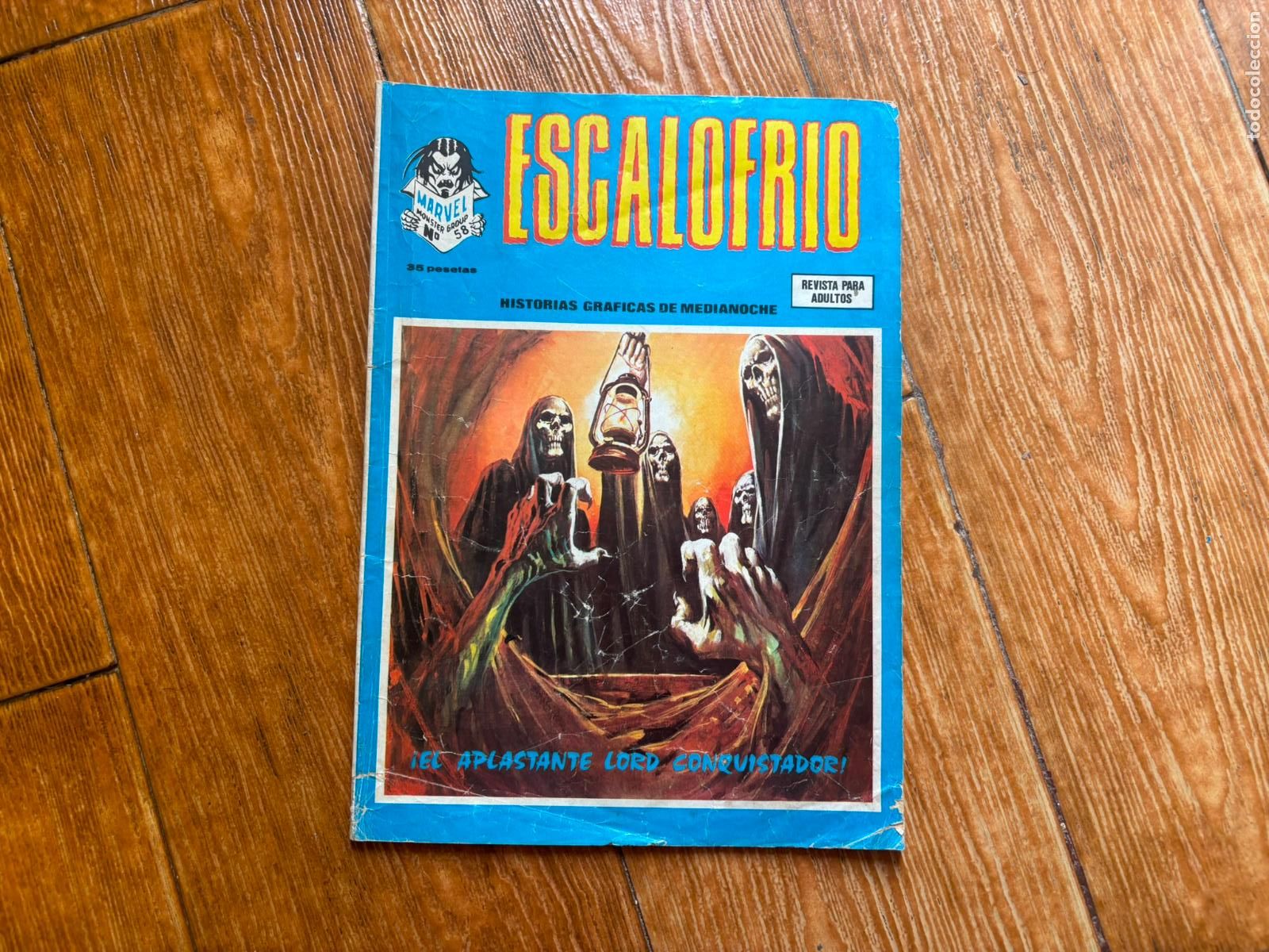 C&oacute;mics: ESCALOFRIO N&ordm; 58 MONSTER GROUP EDICIONES VERTICE. - Foto 1