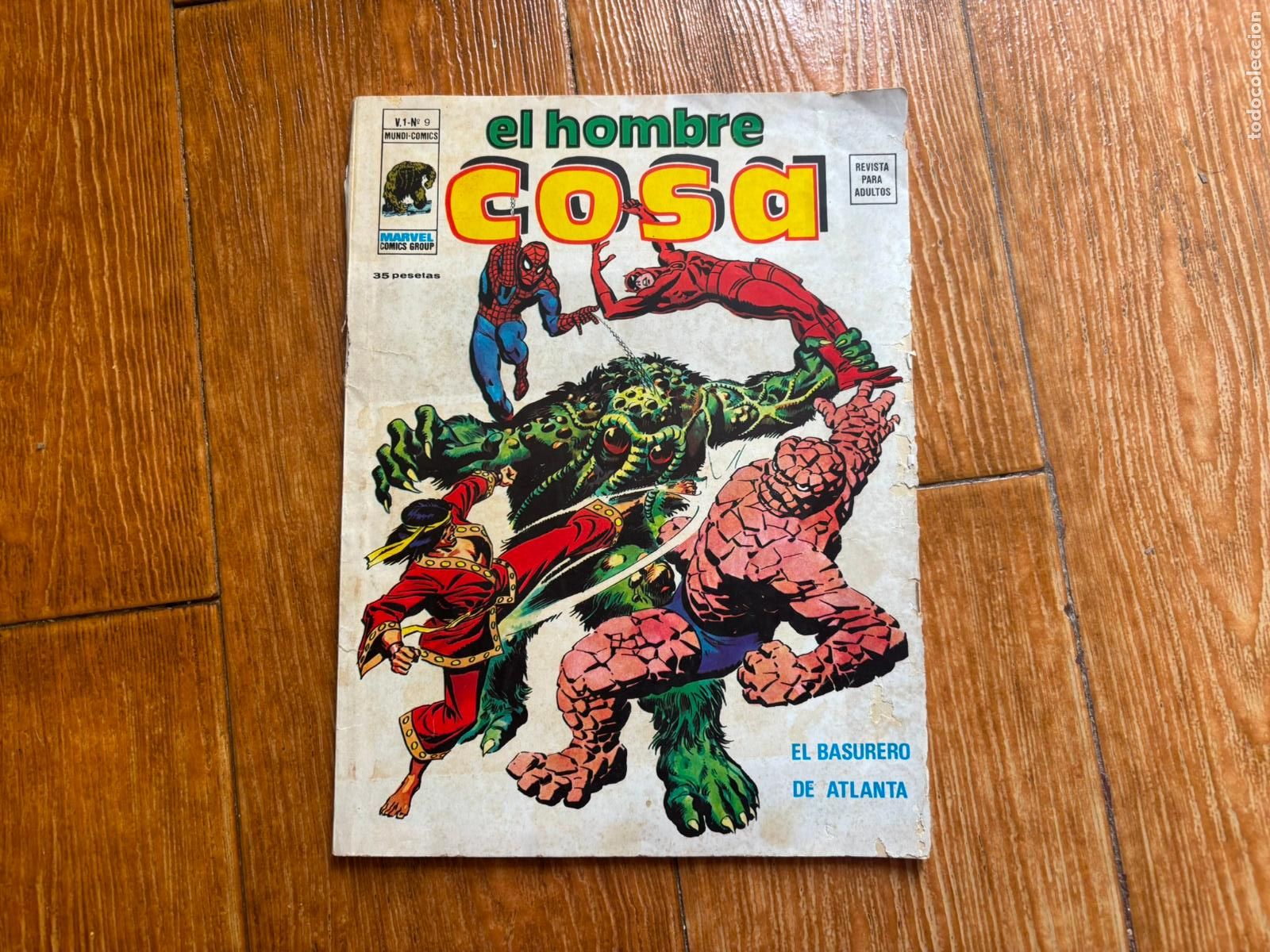 C&oacute;mics: EL HOMBRE COSA N&ordm; 9 EDICIONES VERTICE.