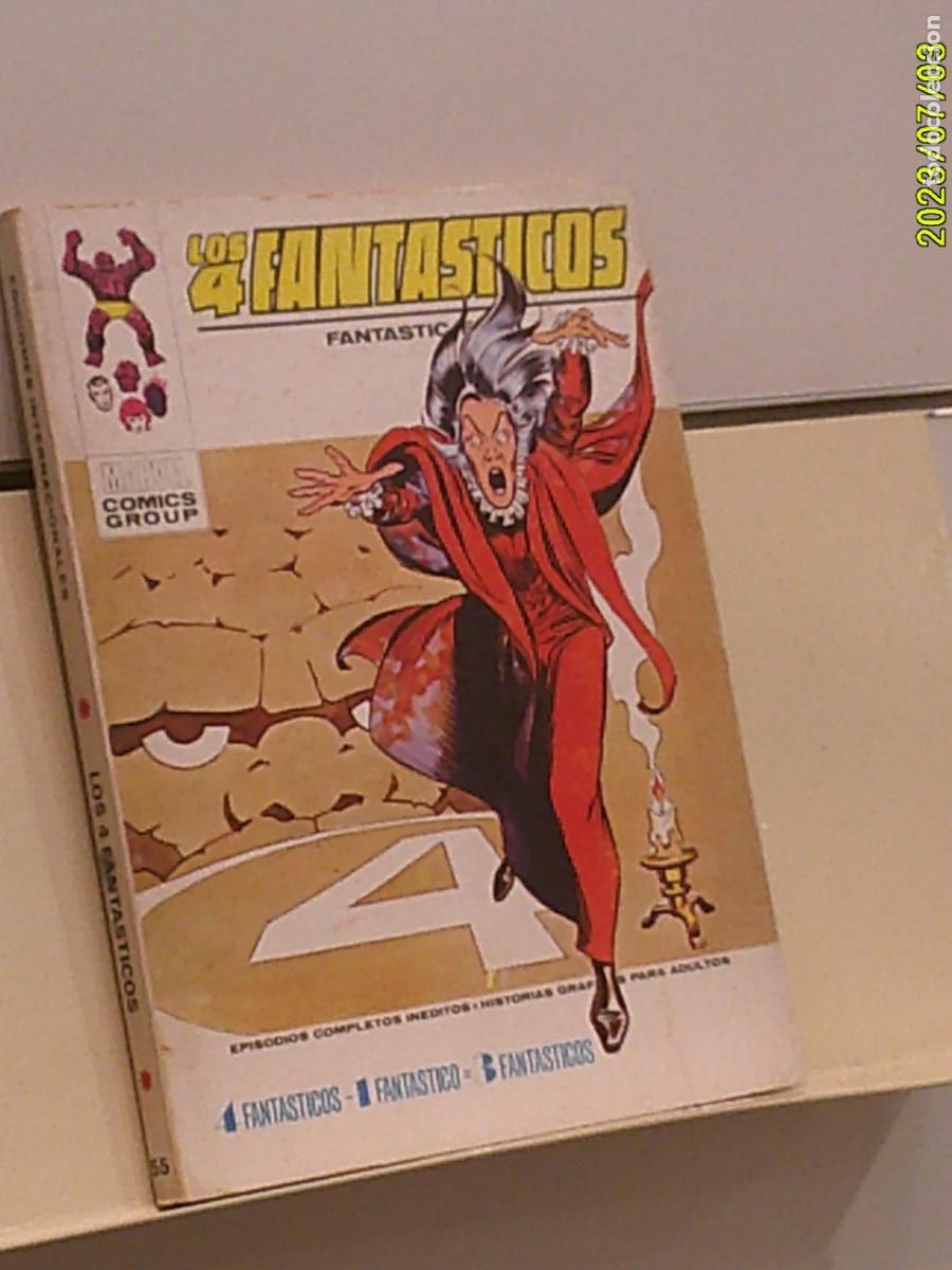 C&oacute;mics: LOS 4 FANTASTICOS N&ordm; 55, 4 FANTASTICOS-1 FANTASTICO=3 FANTASTICOS MARVEL - VERTICE TACO