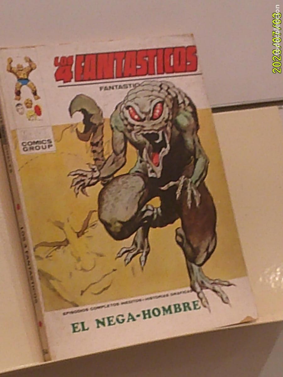 C&oacute;mics: LOS 4 FANTASTICOS N&ordm; 54 EL NEGA-HOMBRE MARVEL - VERTICE TACO