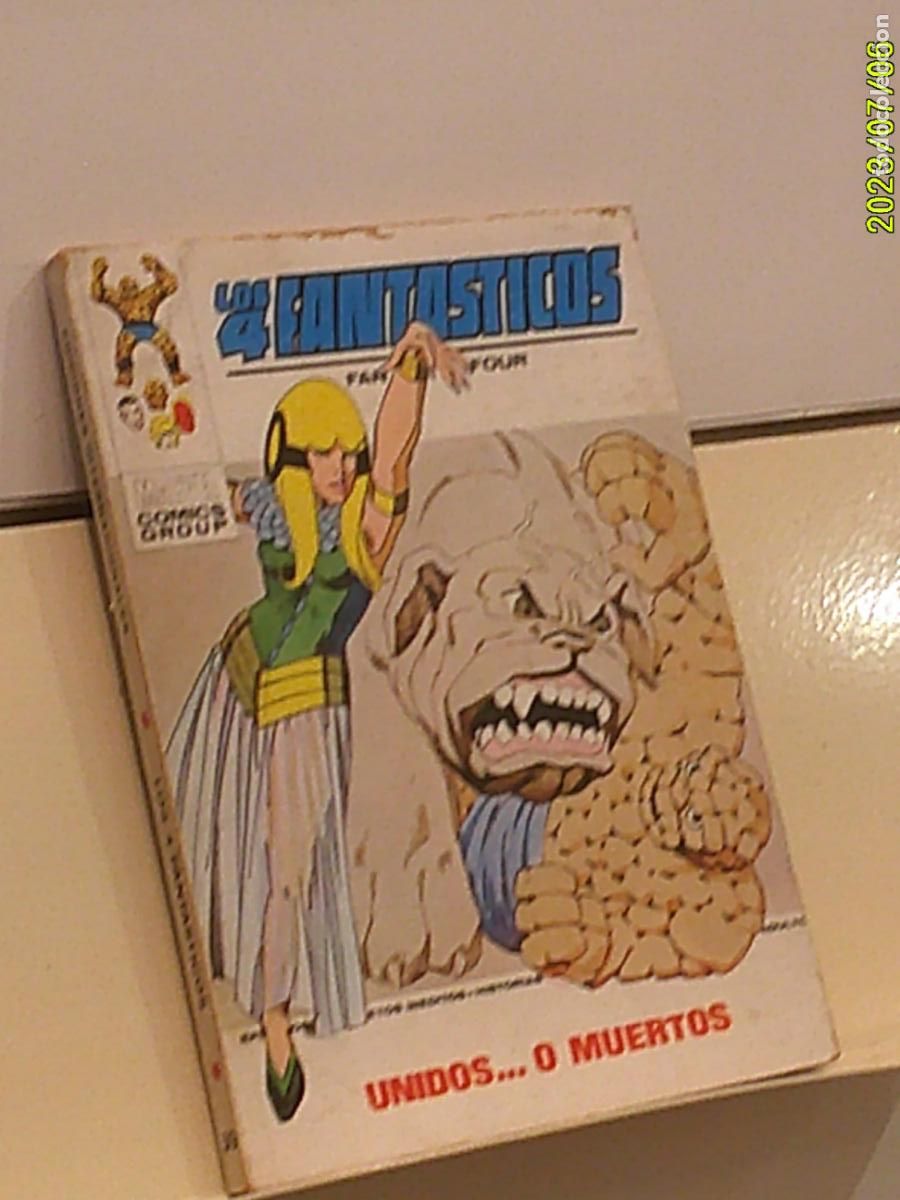 C&oacute;mics: LOS 4 FANTASTICOS N&ordm; 59 UNIDOS...O MUERTOS MARVEL - VERTICE TACO