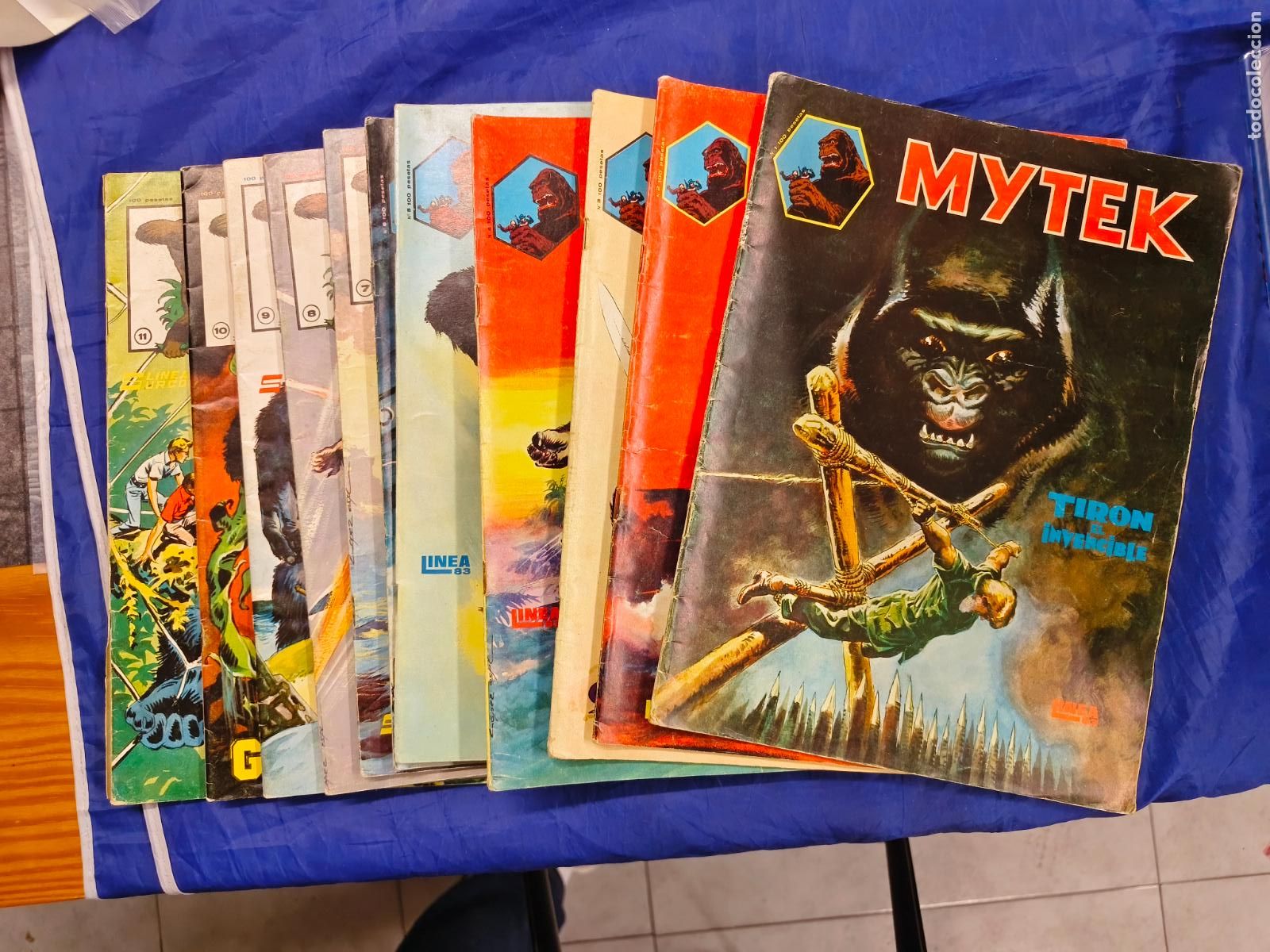 C&oacute;mics: Mytek, 1983, completa, 11 n&uacute;meros, Surco OREFSLL