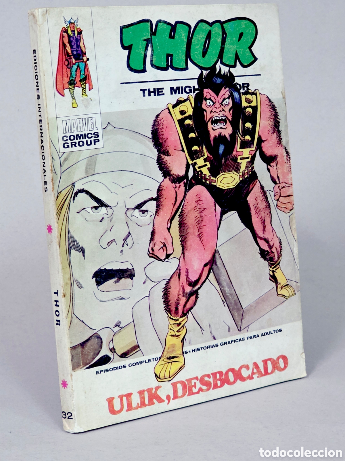 C&oacute;mics: C&Oacute;MIC THOR 32 ULIK DESBOCADO VOL.1 VERTICE MARVEL TACO VOLUMEN NORMAL/BUEN ESTADO