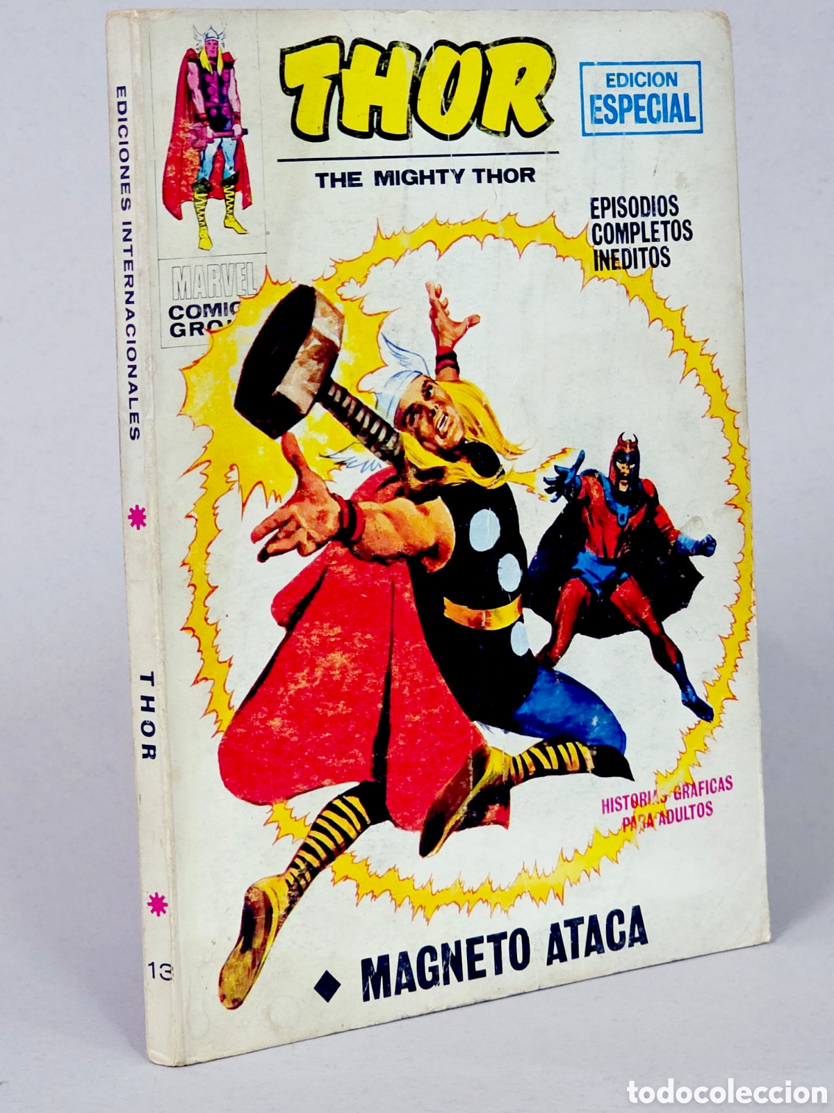 C&oacute;mics: C&Oacute;MIC THOR 13 MAGNETO ATACA VOL.1 VERTICE MARVEL TACO VOLUMEN BUEN ESTADO