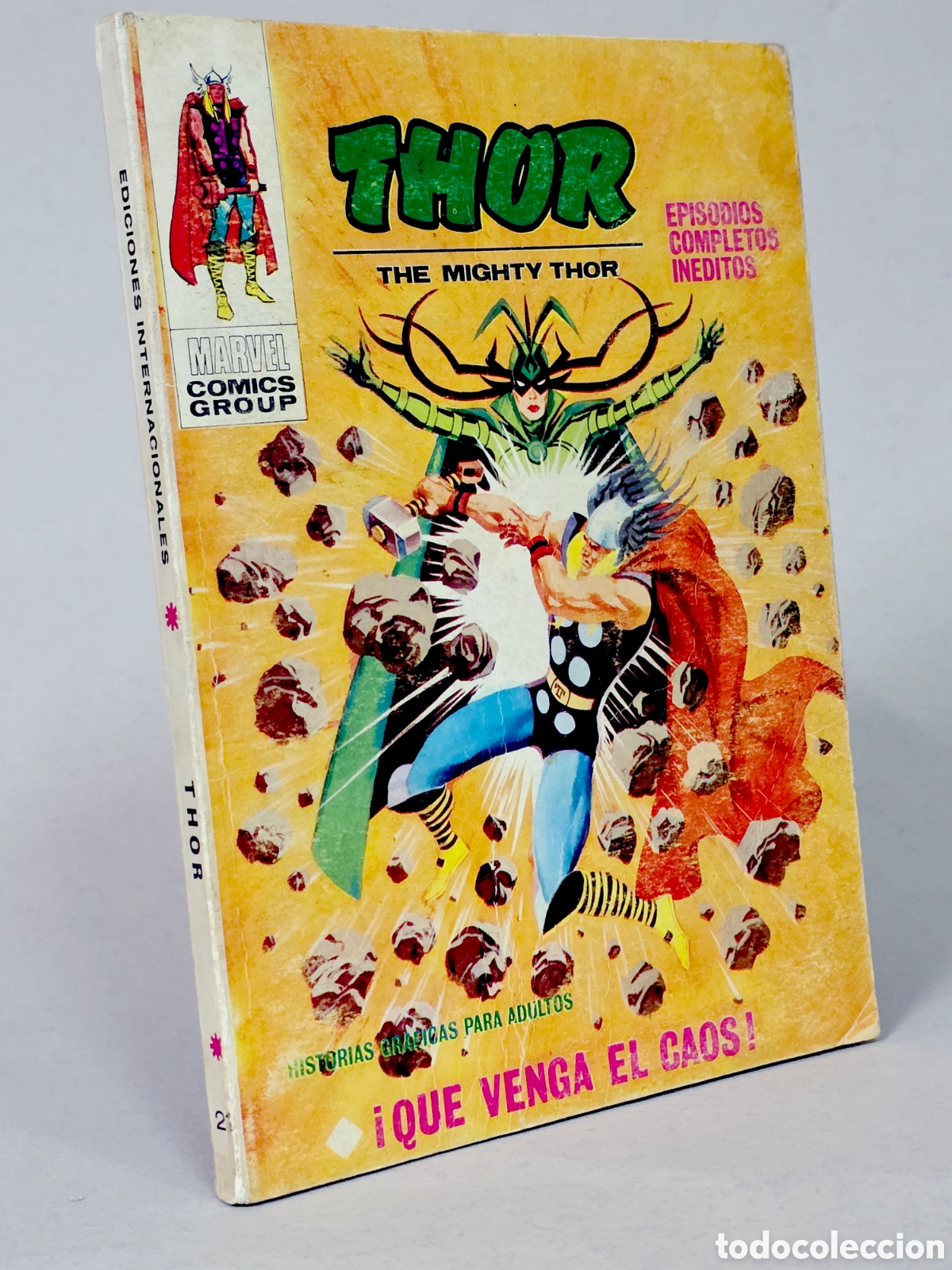 C&oacute;mics: C&Oacute;MIC THOR 21 QUE VENGA EL CAOS VOL.1 VERTICE MARVEL TACO VOLUMEN BUEN ESTADO