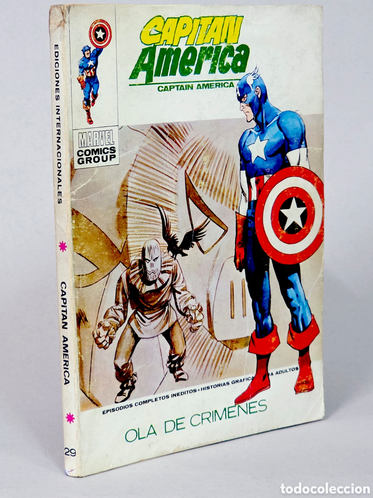 C&oacute;mics: C&Oacute;MIC CAPITAN AM&Eacute;RICA 29 OLA DE CR&Iacute;MENES VOL.1 VERTICE MARVEL TACO VOLUMEN NORMAL ESTADO