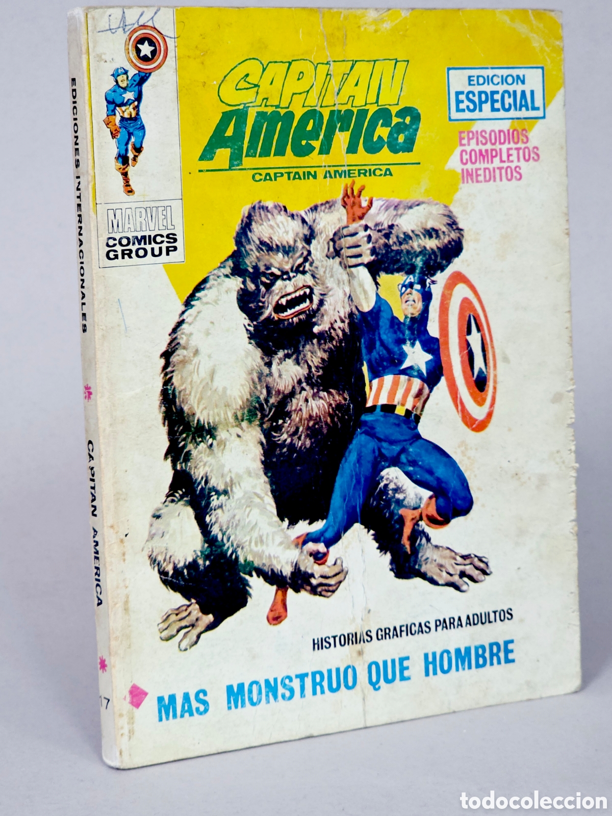 C&oacute;mics: C&Oacute;MIC CAPITAN AM&Eacute;RICA 17 MAS MONSTRUO QUE HOMBRE VOL.1 VERTICE MARVEL TACO VOLUMEN NORMAL ESTADO