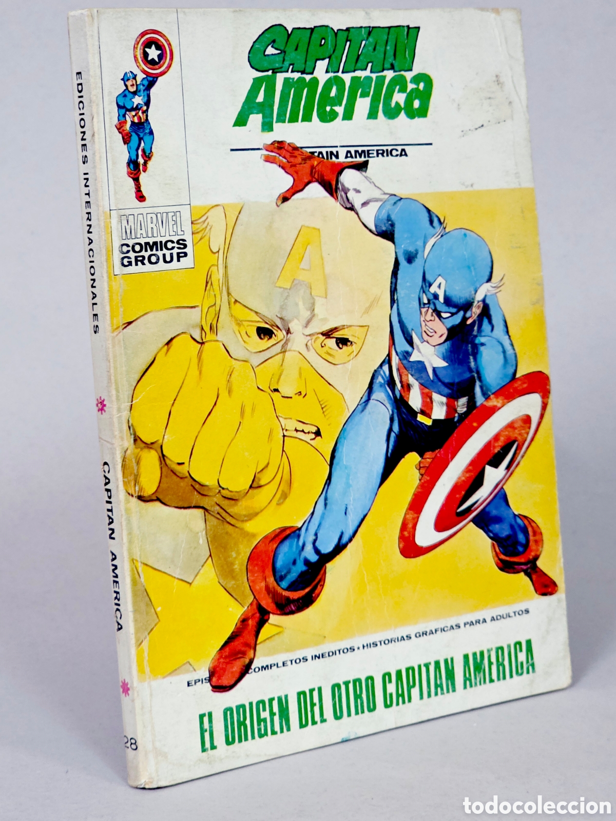C&oacute;mics: C&Oacute;MIC CAPITAN AM&Eacute;RICA 28 EL ORIGEN DEL OTRO VOL.1 VERTICE MARVEL TACO VOLUMEN NORMAL/BUEN ESTADO
