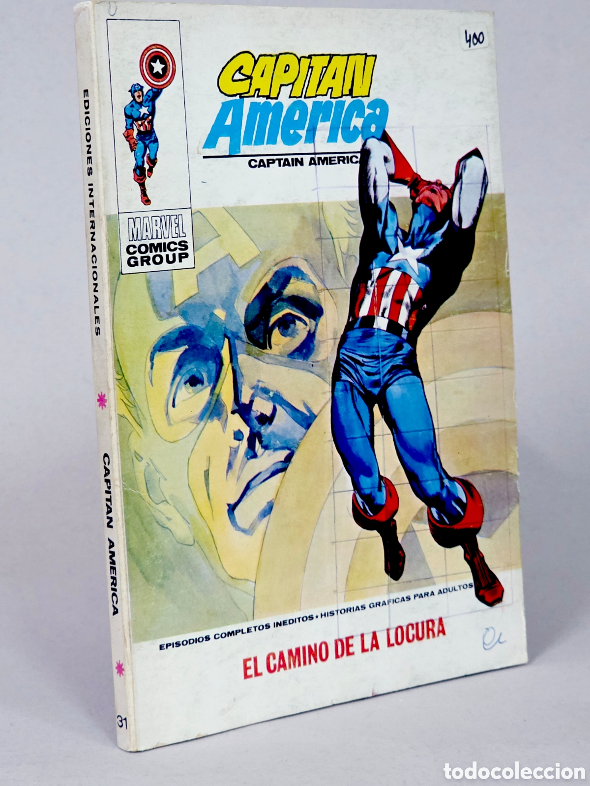 C&oacute;mics: C&Oacute;MIC CAPITAN AM&Eacute;RICA 31 EL CAMINO DE LA LOCURA VOL.1 VERTICE MARVEL TACO VOLUMEN NORMAL/BUEN ESTADO