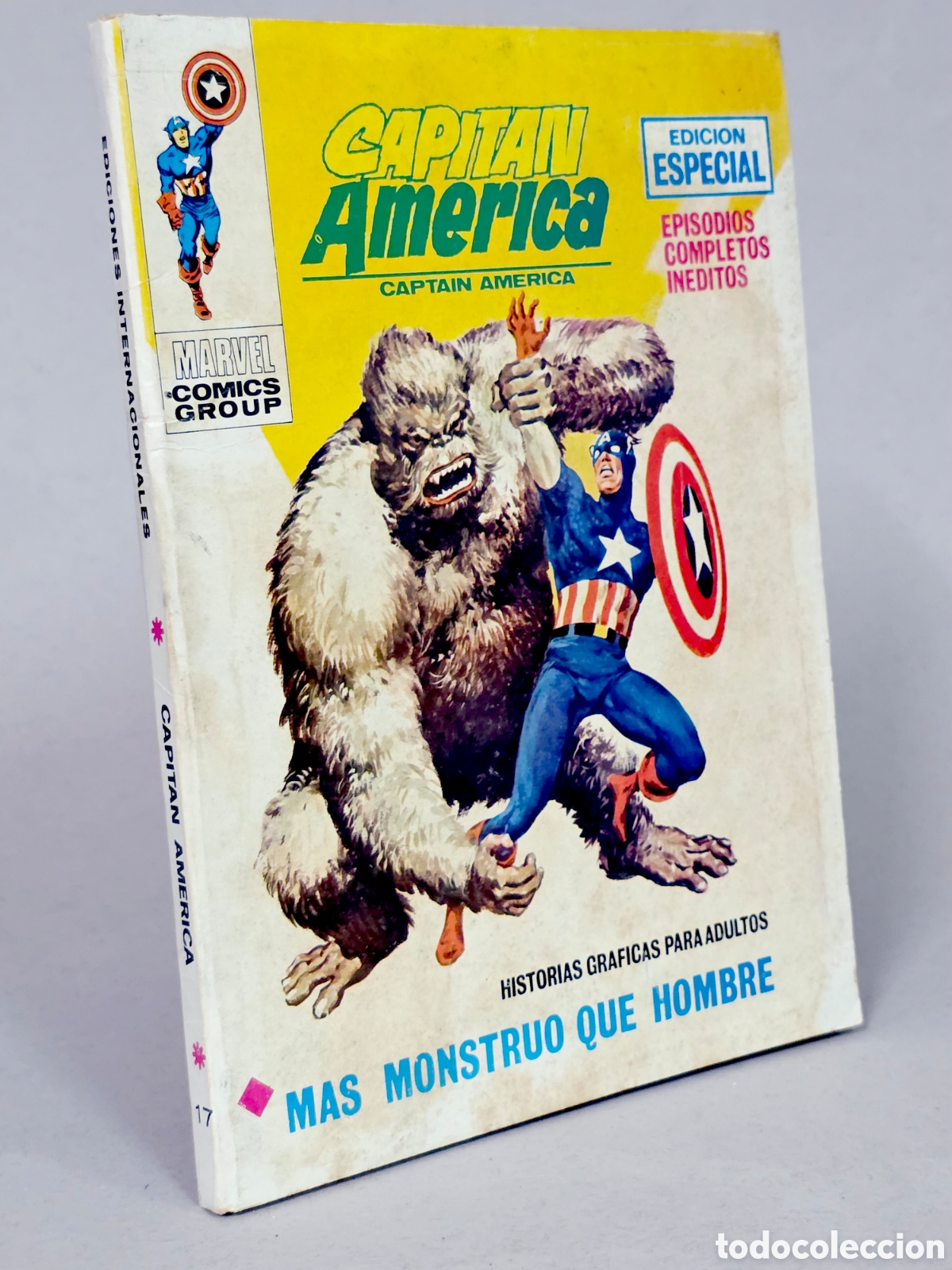 C&oacute;mics: C&Oacute;MIC CAPITAN AM&Eacute;RICA 17 MONSTRUO QUE HOMBRE VOL.1 VERTICE MARVEL TACO VOLUMEN NORMAL/BUEN ESTADO