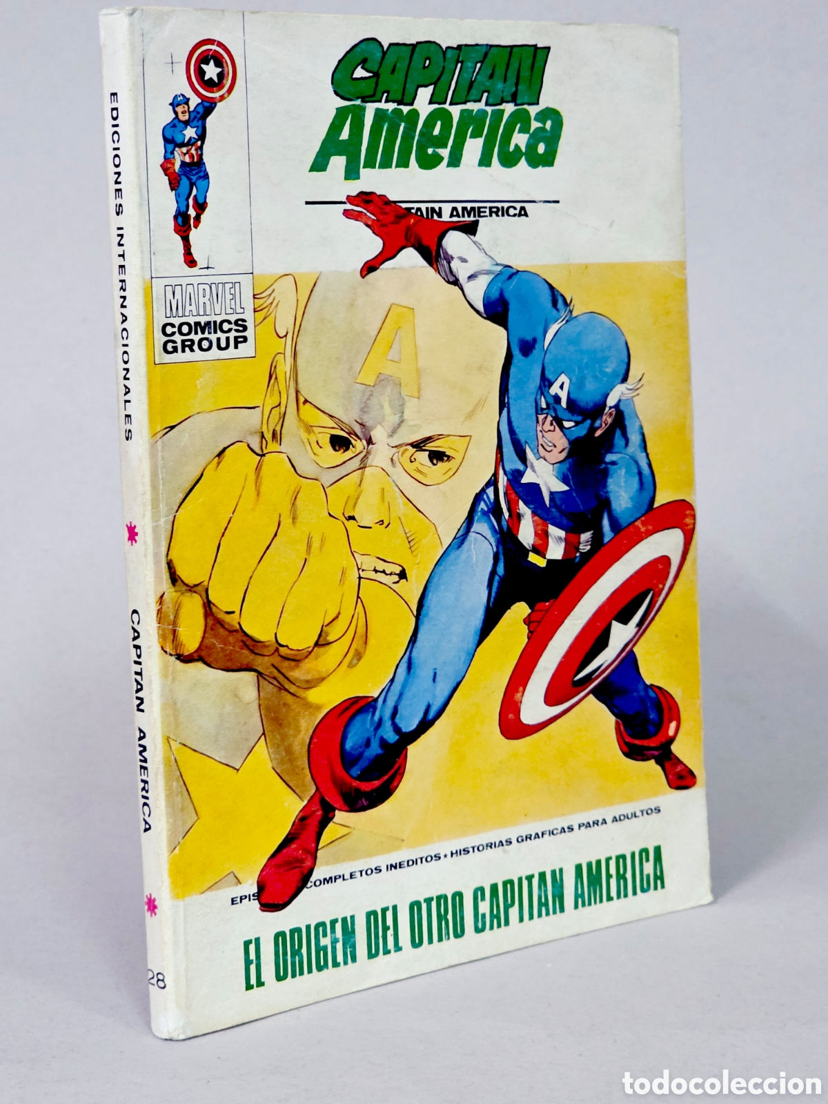 C&oacute;mics: C&Oacute;MIC CAPITAN AM&Eacute;RICA 28 EL ORIGEN DEL OTRO VOL.1 VERTICE MARVEL TACO VOLUMEN BUEN ESTADO