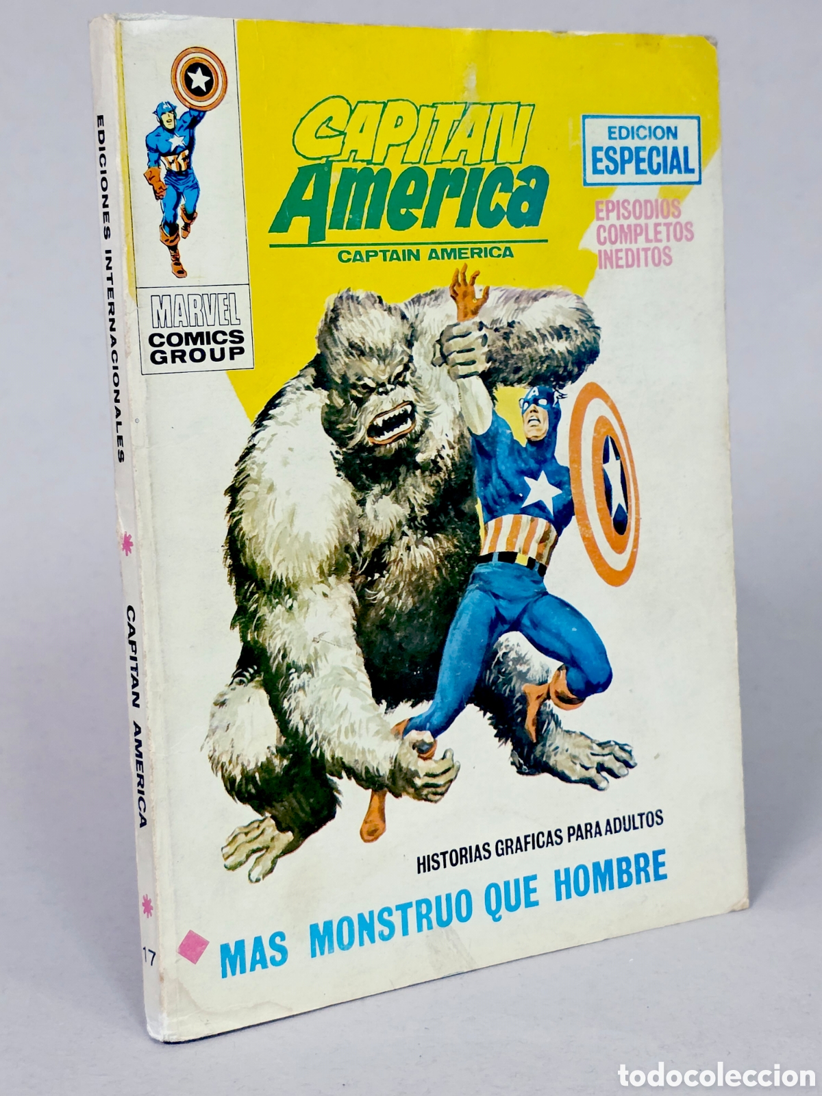 C&oacute;mics: C&Oacute;MIC CAPITAN AM&Eacute;RICA 17 MONSTRUO QUE HOMBRE VOL.1 VERTICE MARVEL TACO VOLUMEN NORMAL/BUEN ESTADO
