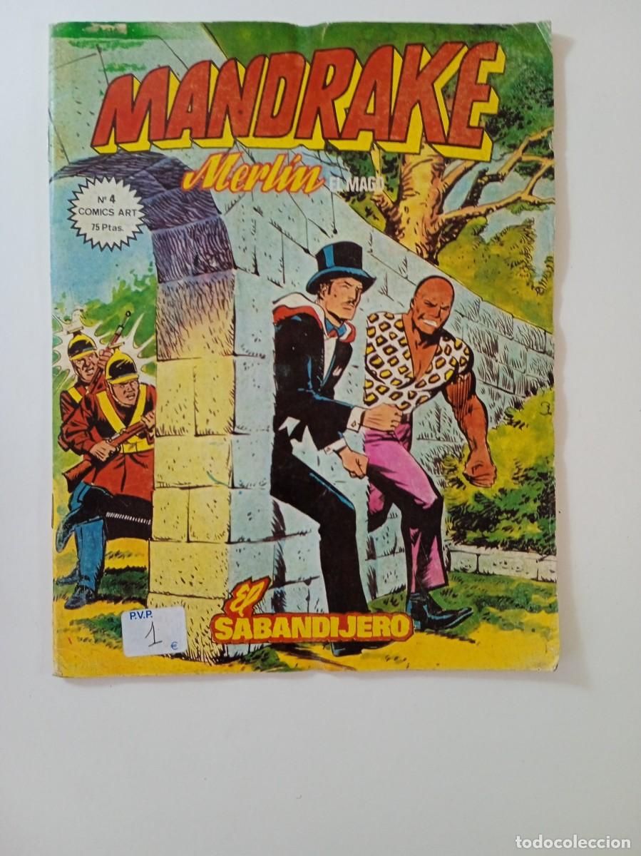 C&oacute;mics: MANDRAKE MERL&Iacute;N EL MAGO N&ordm; 4 - EL SABANDIJERO - EDICIONES V&Eacute;RTICE (SIN USAR, DE DISTRIBUIDORA)