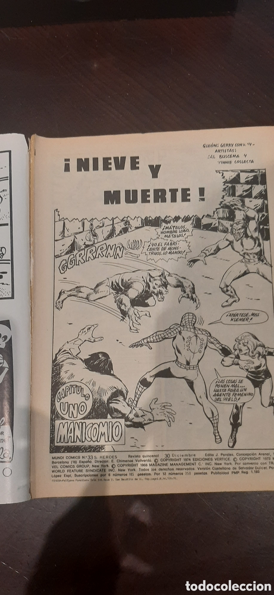 C&oacute;mics: Comic S&uacute;per H&eacute;roes V 2 N &deg; 33 - Foto 2