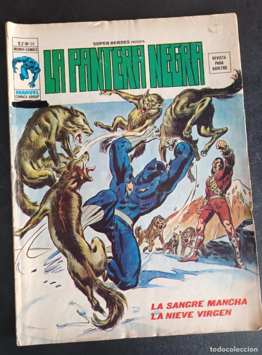 C&oacute;mics: Superh&eacute;roes presenta vol. 2 n. 39. Pantera Negra. V&eacute;rtice - Foto 1
