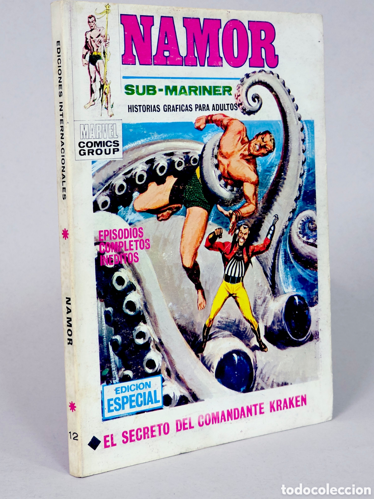C&oacute;mics: C&Oacute;MIC CAPITAN NAMOR 12 SECRETO DEL COMANDANTE KRAKEN VOL.1 VERTICE MARVEL TACO VOLUMEN BUEN ESTADO