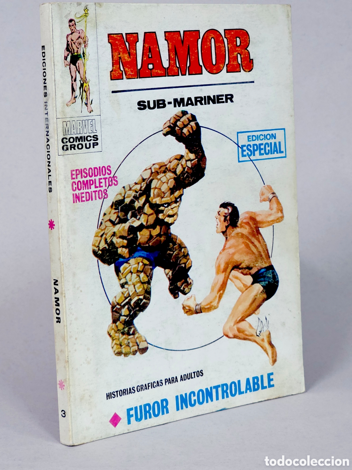 C&oacute;mics: C&Oacute;MIC CAPITAN NAMOR 3 FUROR INCONTROLABLE KRAKENVOL.1 VERTICE MARVEL TACO VOLUMEN BUEN ESTADO