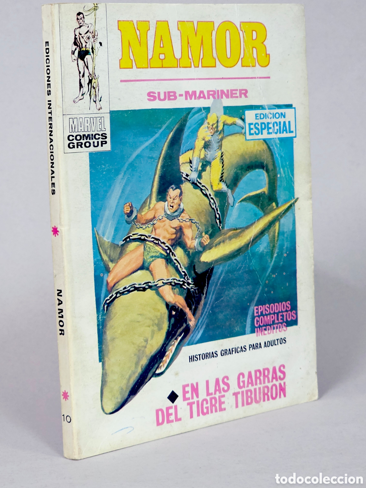 C&oacute;mics: C&Oacute;MIC CAPITAN NAMOR 10 EN LAS GARRAS DEL TIGRE TIBUR&Oacute;N VOL.1 VERTICE MARVEL TACO VOLUMEN BUEN ESTADO