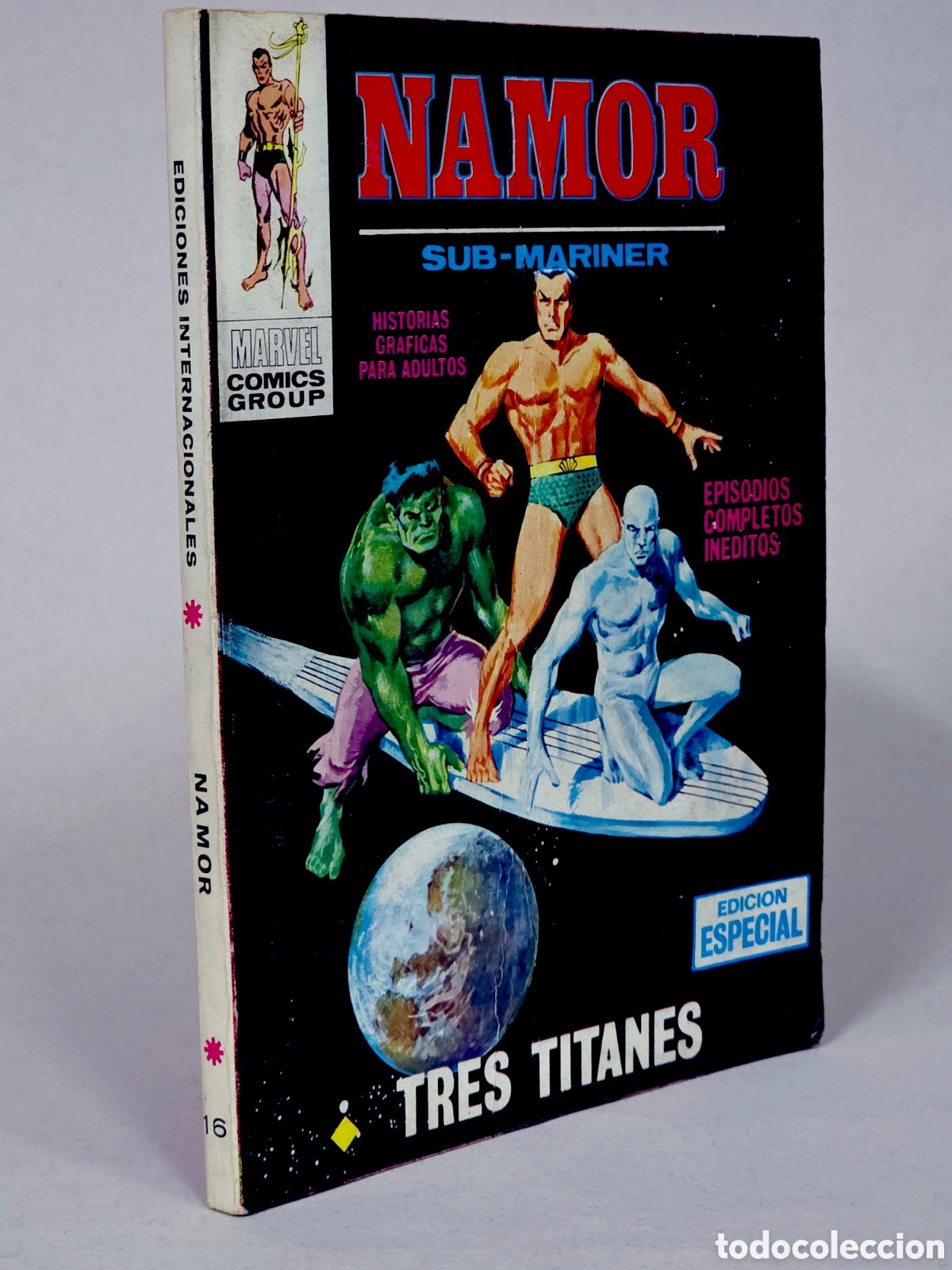 C&oacute;mics: C&Oacute;MIC CAPITAN NAMOR 16 TRES TITANES VOL.1 VERTICE MARVEL TACO VOLUMEN MUY BUEN ESTADO