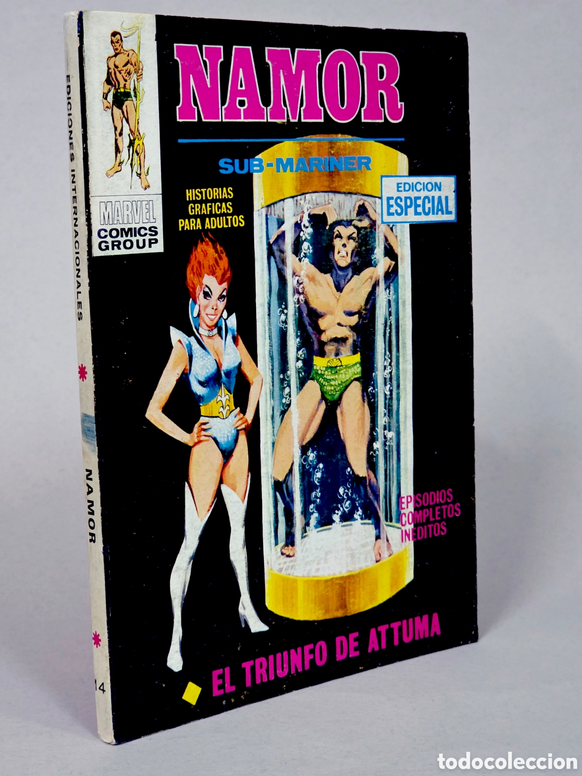C&oacute;mics: C&Oacute;MIC CAPITAN NAMOR 14 EL TRIUNFO DE ATTUMA VOL.1 VERTICE MARVEL TACO VOLUMEN MUY BUEN ESTADO
