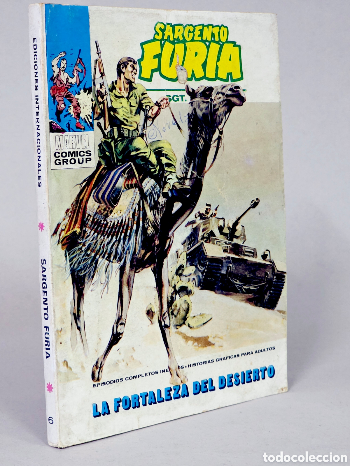 C&oacute;mics: C&Oacute;MIC SARGENTO FURIA 6 LA FORTALEZA DEL DESIERTO VOL.1 VERTICE MARVEL TACO VOLUMEN 1 BUEN ESTADO