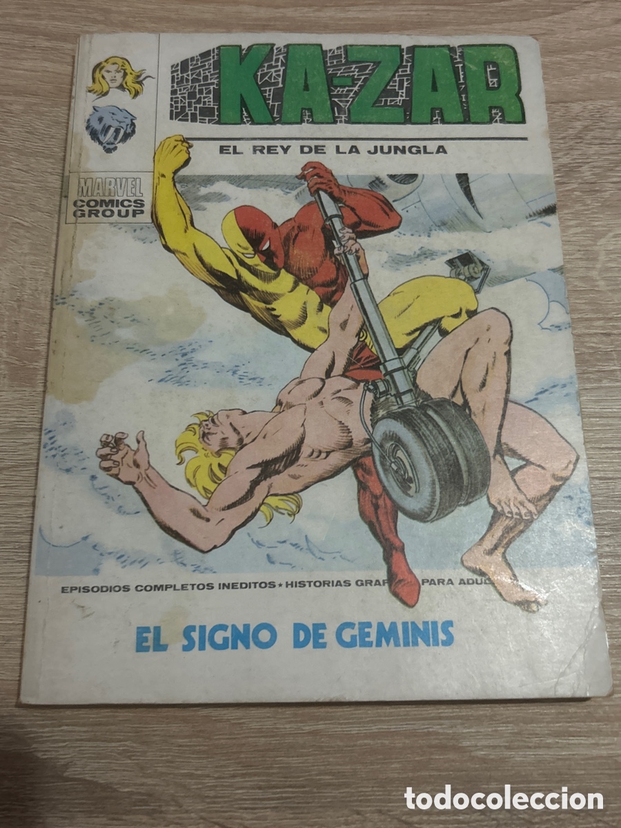 C&oacute;mics: Marvel c&oacute;mic group ka zar el rey de la jungla n&uacute;m 6
