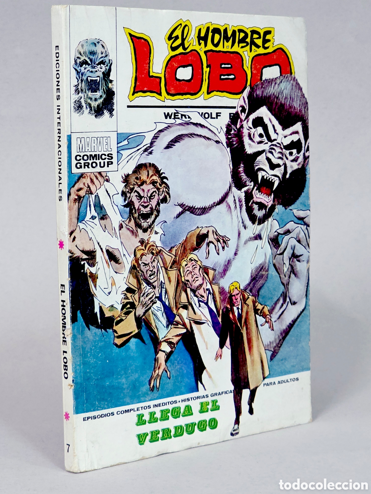 C&oacute;mics: C&Oacute;MIC EL HOMBRE LOBO 7 VOL.1 VERTICE MARVEL TACO VOLUMEN 1 BUEN ESTADO