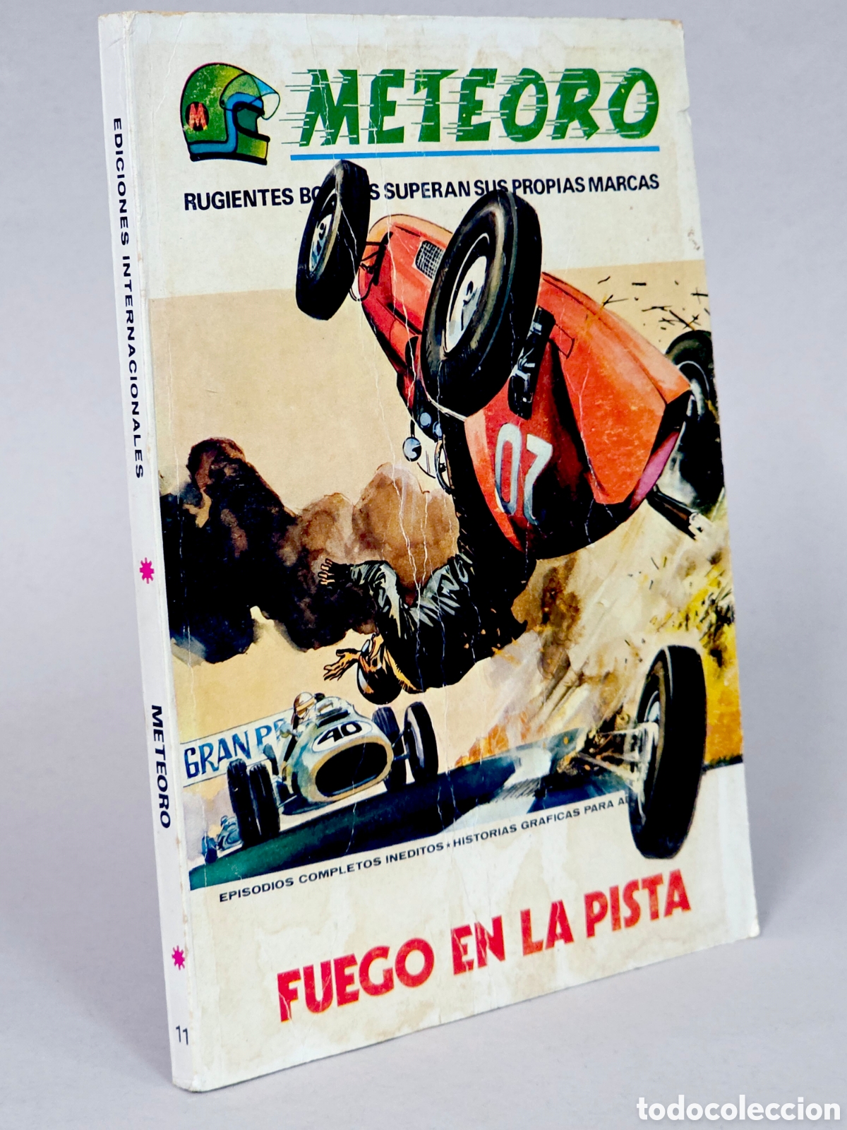 C&oacute;mics: C&Oacute;MIC METEORO 11 FUEGO EN LA PISTA VERTICE TACO NORMAL/BUEN ESTADO