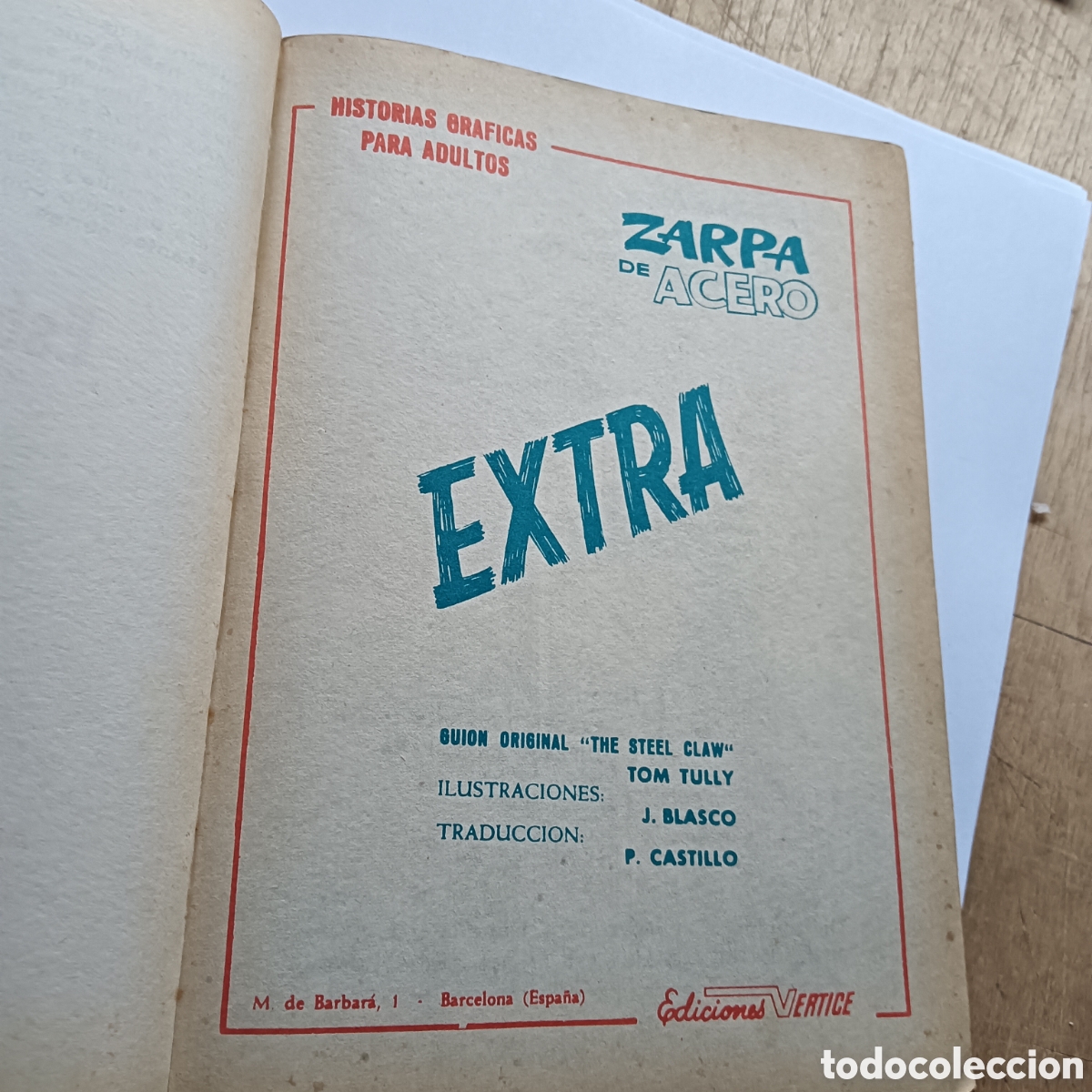 C&oacute;mics: ZARPA DE ACERO N&Uacute;M 1 TACO 159 PAGINAS - Foto 5